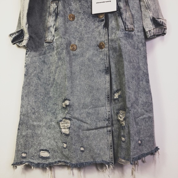 Denim x Alexander Wang Trench Coat - Picture 5 of 9